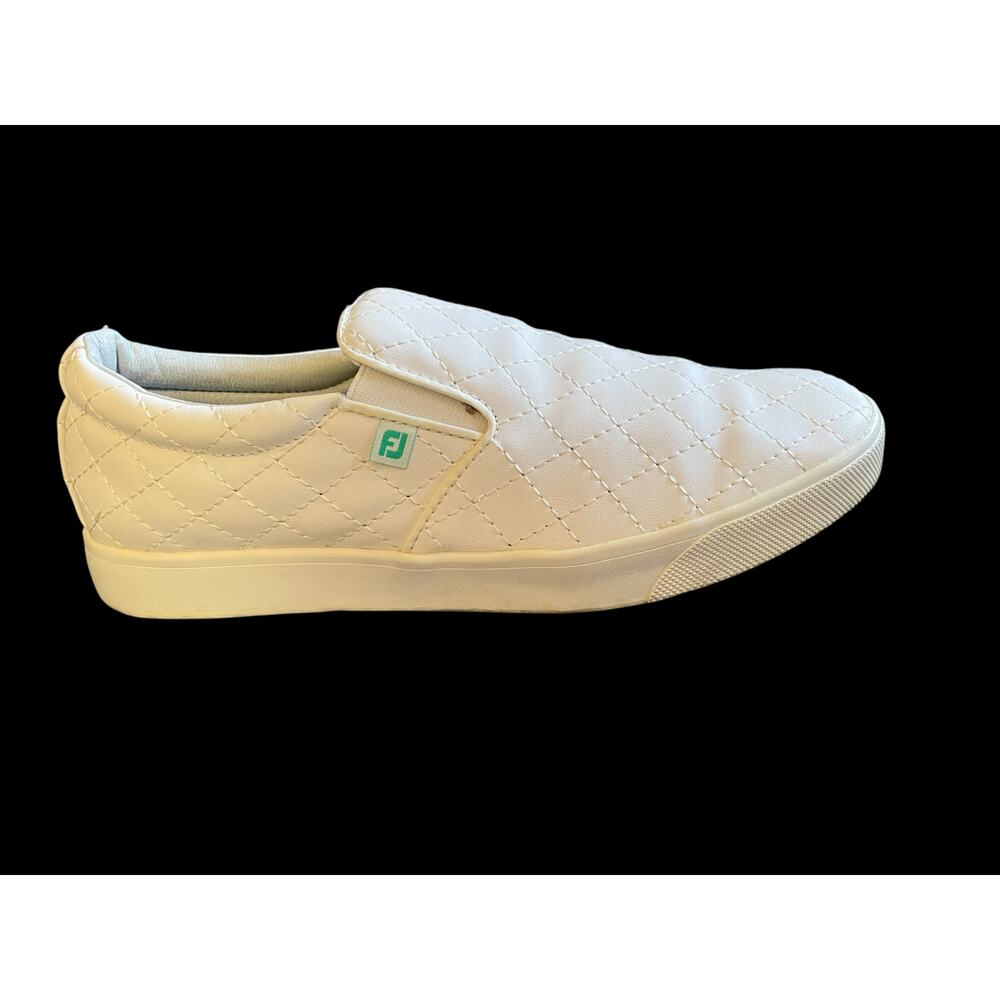 FootJoy Womens FJ Sport Retro Golf Shoes White Size 8.5 M Spikeless 92361
